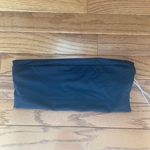 🌟nwot good American bandeau swim bikini top black size 0 XS